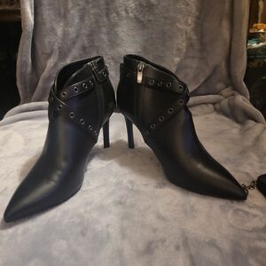 New In Box Black Zip Up Boots